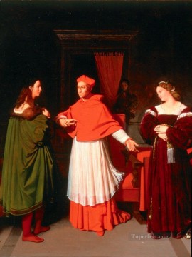  Auguste Lienzo - Los esponsales de Rafael Neoclásico Jean Auguste Dominique Ingres